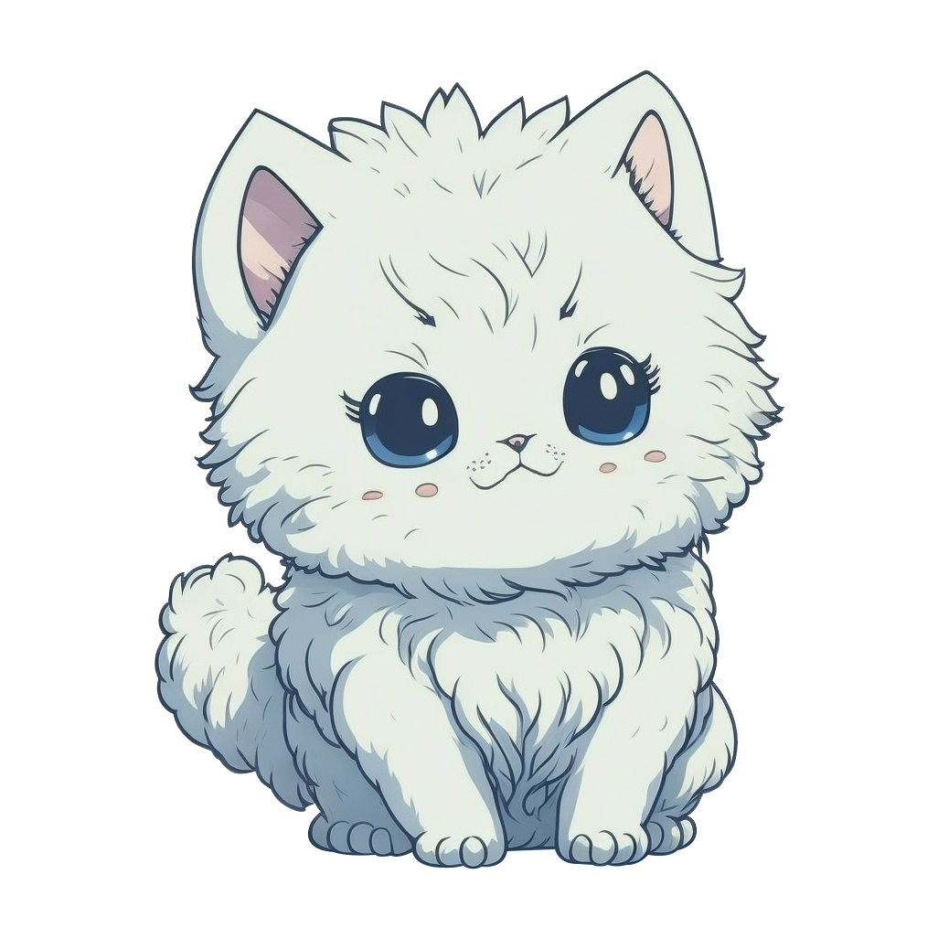 white persian cat